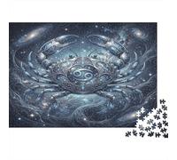 Zodiaco Cancro Galassia Stellata Puzzle 1000 Pezzi, Gioco calmo per interni