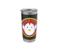 Zodiaco Cinese Gallo Bicchiere termico in acciaio inox doppia parete