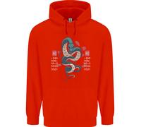 Zodiaco Cinese Shengxiao Anno Del Serpente Felpa Uomo