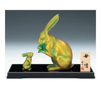 Zodiaco Coniglio Giapponese Takaoka Metalcraft Usagi Zuiho Mother's Amore Oro