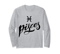 Zodiaco dei Pesci Pisces Maglia a Manica