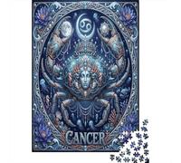 Zodiaco del Cancro Puzzle 1000 Pezzi,Gioco Educativo,dai 14 Anni,Decorazione Casa Granchio Onirico,Adulti E Ragazzi,Sfida Impossibile,Cartone Di Qualità,Idea Regalo,Antistress 70x50cm