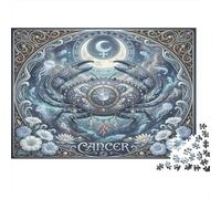 Zodiaco del Cancro Puzzle 1000 Pezzi,Gioco Educativo,Sfida Impossibile,dai 14 Anni Granchio Onirico,Adulti E Ragazzi,Cartone Di Qualità,Decorazione Casa,Idea Regalo,Antistress 52x38cm
