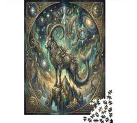 Zodiaco del Capricorno Puzzle 1000 Pezzi,Gioco Educativo,Sfida Impossibile,dai 14 Anni Celestiale,Adulti E Ragazzi,Cartone Di Qualità,Decorazione Casa,Idea Regalo,Antistress 38x26cm