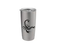 Zodiaco del disegno dello scorpione Bicchiere termico in acciaio inox doppia parete