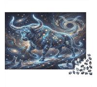 Zodiaco del Toro Puzzle 1000 Pezzi,Gioco Educativo,Cartone Di Qualità,Sfida Impossibile Celestiale,dai 14 Anni,Adulti E Ragazzi,Decorazione Casa,Idea Regalo,Antistress 52x38cm