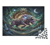 Zodiaco del Toro Puzzle 1000 Pezzi,Sfida Impossibile,Antistress,Decorazione Casa Celestiale,Idea Regalo,Adulti E Ragazzi,Cartone Di Qualità,dai 14 Anni,Gioco Educativo 38x26cm