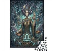 Zodiaco della Bilancia Puzzle 1000 Pezzi,dai 14 Anni,Decorazione Casa,Sfida Impossibile Onirico,Adulti E Ragazzi,Gioco Educativo,Cartone Di Qualità,Idea Regalo,Antistress 70x50cm