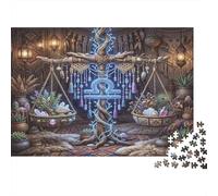 Zodiaco della Bilancia Puzzle 1000 Pezzi,Sfida Impossibile,Gioco Educativo,dai 14 Anni Bohémien,Adulti E Ragazzi,Decorazione Casa,Idea Regalo,Cartone Di Qualità,Antistress 52x38cm