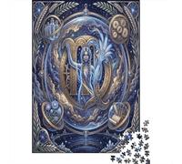Zodiaco della Vergine Puzzle 1000 Pezzi,Cartone Di Qualità,Sfida Impossibile,Gioco Educativo Celestiale,Idea Regalo,Antistress,Decorazione Casa,Adulti E Ragazzi,dai 14 Anni 38x26cm