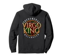 Zodiaco dell'Africa d'oro del re della Vergine - Orgoglio melanato Felpa con Cappuccio
