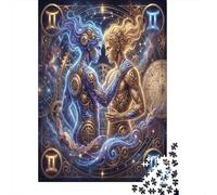 Zodiaco Gemelli Steampunk Puzzle 1000 Pezzi, Sfida puzzle per adulti