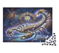 Zodiaco Scorpione Aztec Scorpion Puzzle 1000 Pezzi, Gioco calmo per interni