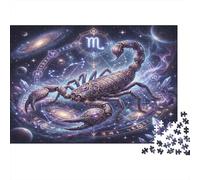 Zodiaco Scorpione Puzzle 1000 Pezzi, Regalo per fan dello zodiaco