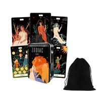 Zodiaco Tarocchi Deck & Libretto IN Un Latta US Giochi Sistemi Con Borsa ZTT78