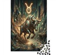 Zodiaco Toro Costellazione Puzzle 1000 Pezzi, Gioco calmo per interni