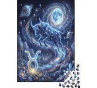 Zodiaco Toro Galassia Puzzle 1000 Pezzi, Decorazione dopo la cornice