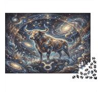 Zodiaco Toro Galassia Puzzle 1000 Pezzi, Decorazione dopo la cornice