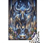 Zodiaco Toro Onirico Puzzle 1000 Pezzi, Regalo per fan dello zodiaco