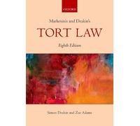 Zoe Adams Simon Deakin Markesinis & Deakin's Tort Law (Tascabile)