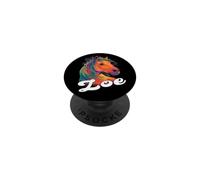 ZOE - Bellissimo nome di ragazza con un bel cavallo PopSockets PopGrip Adesivo
