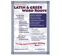 Zoe Gillispie B S Matthew Gavach P H D Latin & Greek Word Roots (Tascabile)