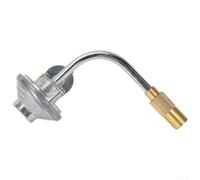 Zoegneer 5430 Regolatore di pressione per stufa a propano 15 PSI Flusso di gas stabile per Coleman Classic Grill Fornello a gas propano portatile Raccordi in ottone Resistenza alla ruggine (flangia)