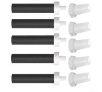 Zoegneer Boccaglio di ricambio per bottiglia d'acqua, filtro in silicone e elemento filtrante in fibra di carbonio, per bottiglie da 32 once e 567 ml, in acciaio inox, facile da installare (5+5)