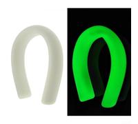 Zoegneer Cintura da collo regolabile con anima in silicone fosforescente, per immersioni, snorkeling, allenamento, colore: blu e verde, 1 kg, 1,5 kg, 1,8 kg (M verde)