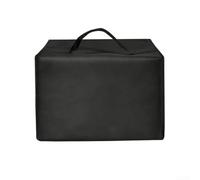 Zoegneer Copertura antipolvere impermeabile in tessuto Oxford resistente al calore per friggitrice elettrica da 45 litri per marche popolari, colore nero, 45 x 45 x 200 cm, facile da pulire, con