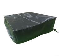 Zoegneer Copertura protettiva per mobili da esterno in tessuto Oxford, impermeabile, antipolvere, antistatica, nera, per mixer acustico, cortile, giardino, patio, 52 x 40 x 8 cm