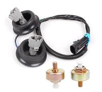 Zoegneer Dual Knock Sensor Harness Kit Alluminio E Plastica Detonazione Cavo Assemblaggio Per Veicoli Chevrolet Per Rilevare Il Busso Motore E Migliorare Efficienza Di Carburante Blac