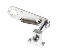 Zoegneer Encoder T Staffa di montaggio in metallo Installazione Supporto ruota di fissaggio per contatore display digitale con design antiscivolo 140x95mm Argento