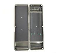 Zoegneer Fix Sting Magnetic Rig Storage Box Contenitore con Gancio Portatile per la Pesca alla Carpa 34,5 * 11 * 3,5 CM