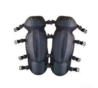 Zoegneer Garden Machinery - Ginocchiere e protezioni per gambe con guscio esterno in polietilene, cinghie regolabili con fibbia, design leggero traspirante per urti e abrasioni P