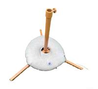 Zoegneer Grande base per ombrellone da esterno, pieghevole, con foro centrale regolabile da 3,2 cm e sacca d'acqua di zavorra da 55 cm, per giardino, spiaggia, cortile, picnic, pesca, matrimonio (A)