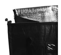 Zoegneer Grande borsa per la consegna del cibo con isolamento termico, perfetta per viaggi e tempo libero (52 x 35 x 39 cm)