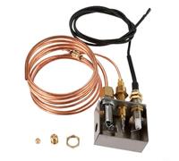 Zoegneer Kit di montaggio bruciatore pilota premium con termocoppia 900 mm e accensione M8 per caminetti a gas propano