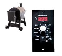 Zoegneer Kit pannello di controllo termostato digitale con display a LED regolatore di temperatura per griglie a pellet di legno Traeger BAC236 TR038 Funzione di spegnimento automatico