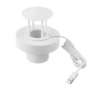 Zoegneer Mist Maker - Umidificatore con 4 luci LED, per fontana d'acqua, laghetto, acquario, vaschetta per uccelli e decorazione per interni ed esterni, crea una nebbia fredda da 300 ml all'ora per