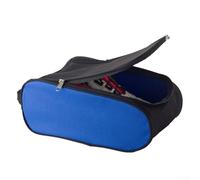 Zoegneer Sacca impermeabile antipolvere per scarpe da golf, portatile, in poliestere, per uomini e donne, 14 x 34 x 23 cm, pieghevole, con manico (blu)