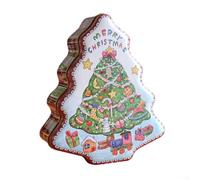 Zoegneer Scatola di latta per Natale, a forma di albero, pratica e bella, un must have per le tue celebrazioni di Natale (1)