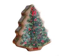 Zoegneer Scatola di latta per Natale, a forma di albero, pratica e bella, un must have per le tue celebrazioni di Natale (2)