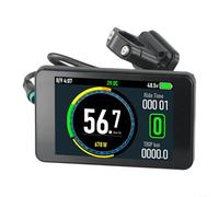 Zoegneer Schermo LCD T8 per bici elettrica 24V-72V per 2# 5S KDS v5.2 Protocollo per parti di biciclette elettriche nero