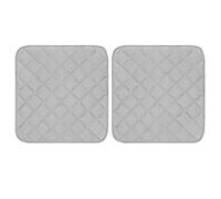 Zoegneer Set di 2 cuscini antiscivolo impermeabili per sedile, in cotone, per sedie da pranzo, divani, sedie a rotelle, tappetino per animali domestici, protezione per mobili per la casa, 56 x 53 cm