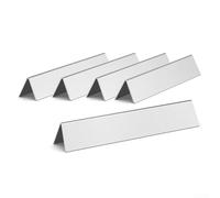 Zoegneer Set di 5 piastre riscaldanti per barbecue in acciaio inox da 56 cm, spessore 17 GA per Weber serie 300 E310/E320/E330, set di ricambio antiruggine
