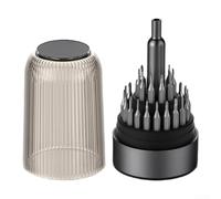 Zoegneer Set di cacciaviti magnetici di precisione 31 in 1 con scatola di lusso, design ergonomico, multifunzione, strumenti di riparazione per smartphone, laptop, console di gioco (nero)