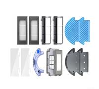 Zoegneer Set di serbatoi d'acqua 950 con supporto e 2 panni per mocio, parti di ricambio in plastica per la pulizia della casa, facile installazione, bianco, 20 x 10 x 5 cm