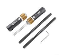 Zoegneer Set di utensili per movimento centrale della bicicletta, BC1.37 x 24, per riparazione e fresatura di filettature, in lega di alluminio e acciaio inox, estremità sinistra destra, maniglie