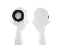 Zoegneer Sifone di scarico per orinatoio, dispositivo di drenaggio da parete, curvo, compatibile con parete, in polipropilene, per sistema idraulico del bagno (B)